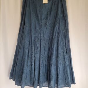 🌻J. Jill Teal A-Line Skirt